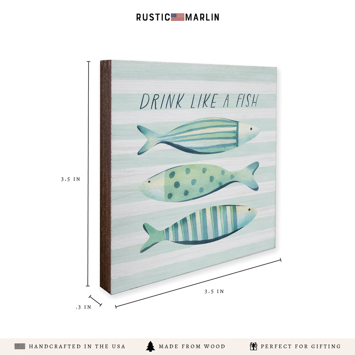 Drink Like A Fish Coaster Set
