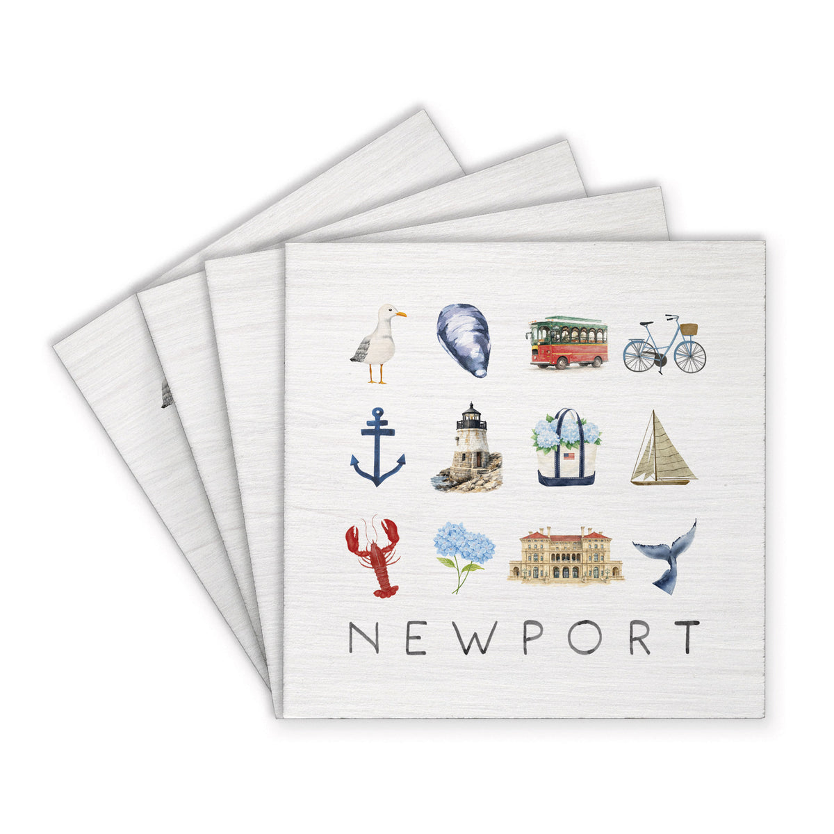 Newport Icons Coaster Set