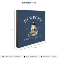Newport Castle Hill Lighthouse Coaster Set
