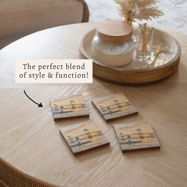 Newport Sunset Coaster Set
