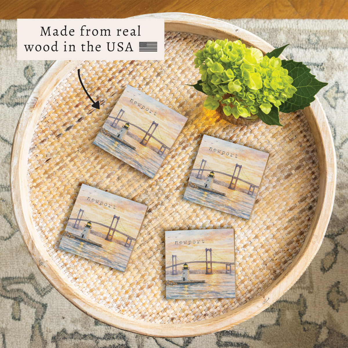 Newport Sunset Coaster Set