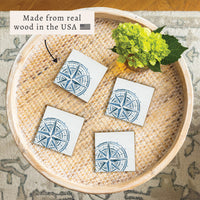 Compass Coaster Set