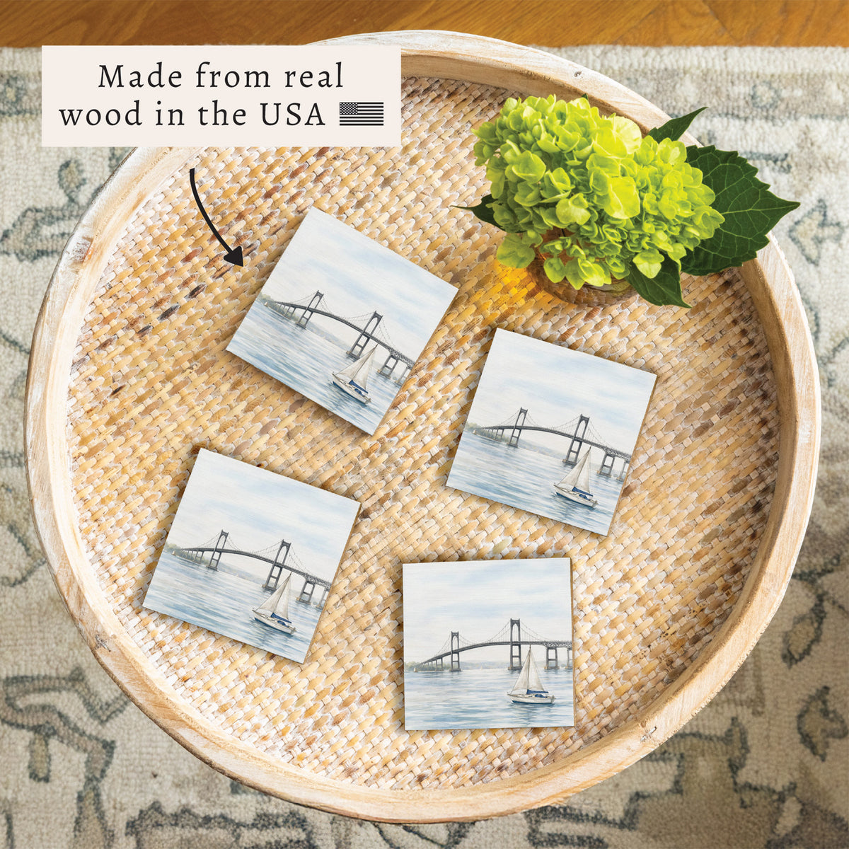 Newport Bridge Coaster Set