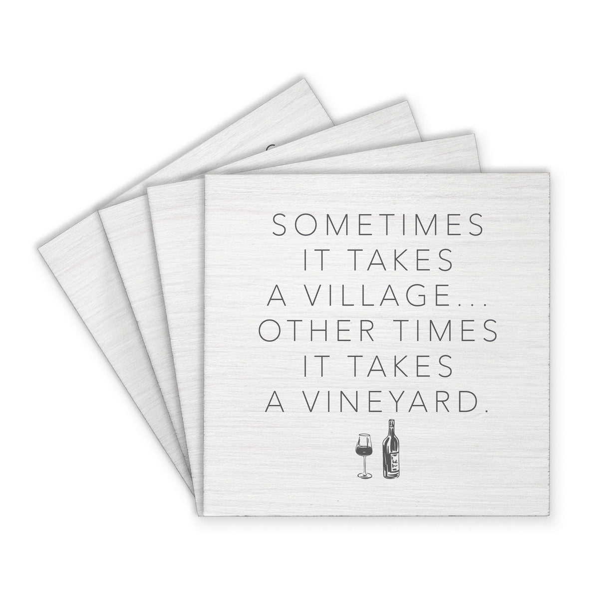 Takes A Vineyard Coaster Set