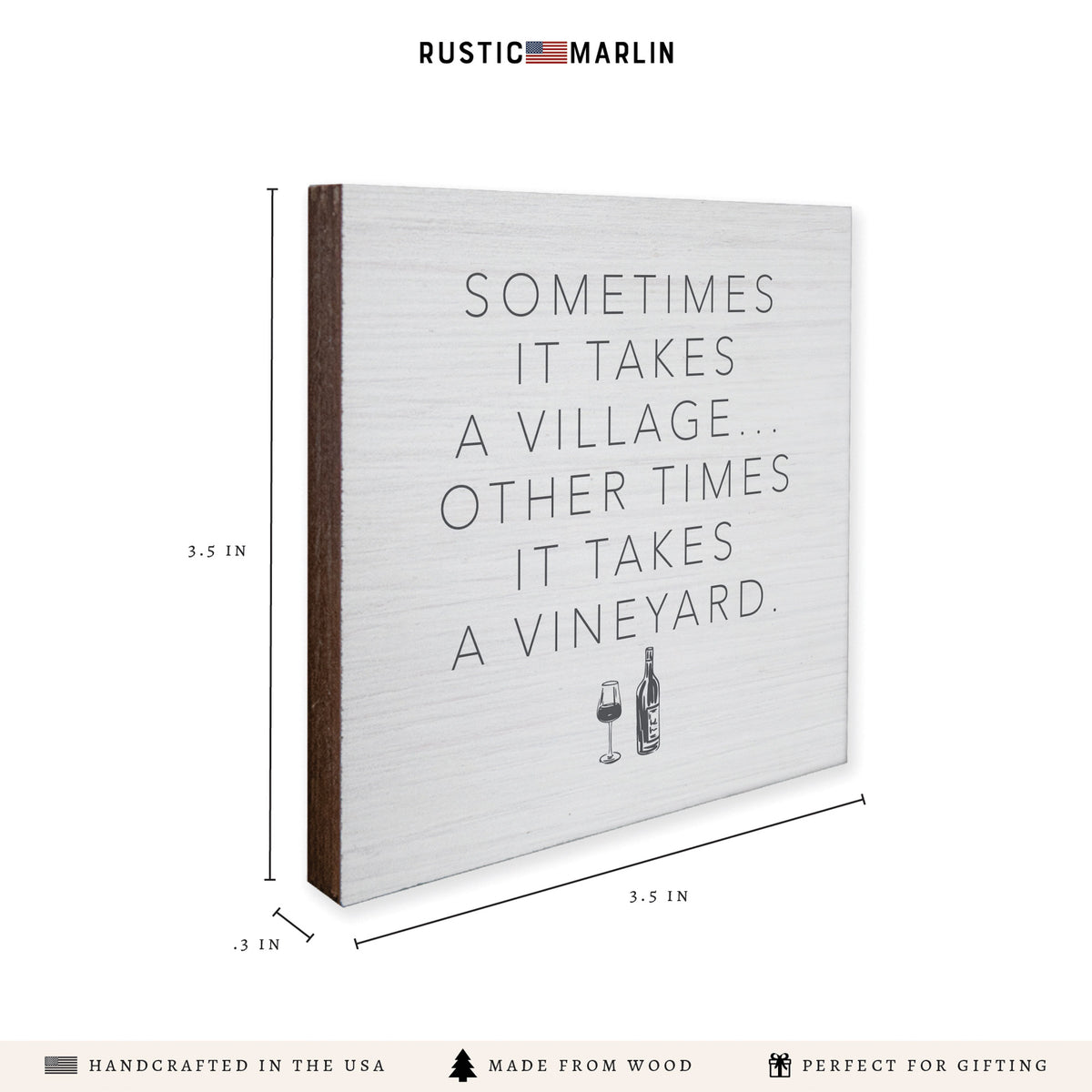 Takes A Vineyard Coaster Set