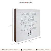 Takes A Vineyard Coaster Set