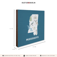Mississippi State Icons Coaster Set