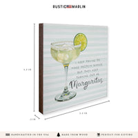 Protein Shake Margarita Coaster Set