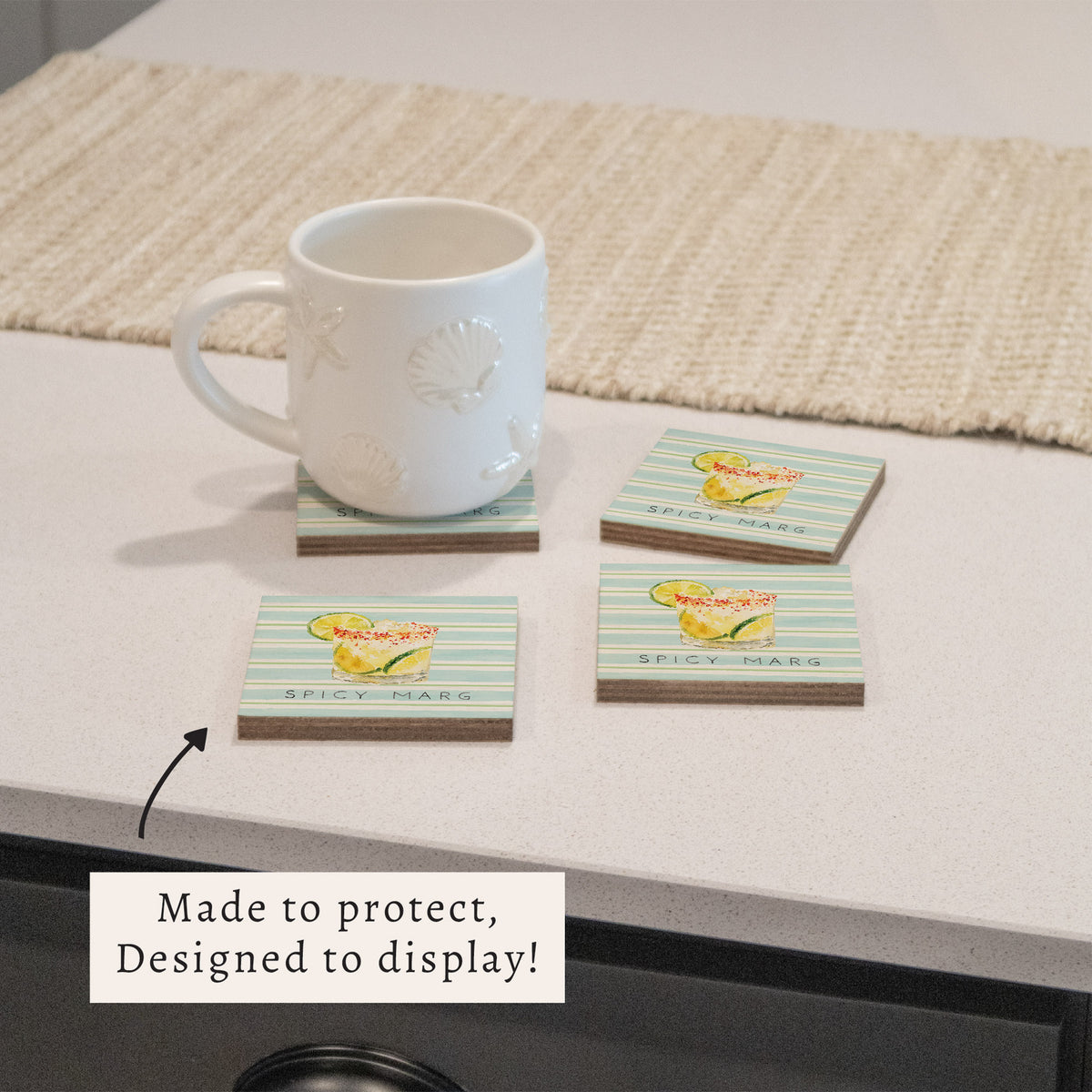 Spicy Marg Coaster Set