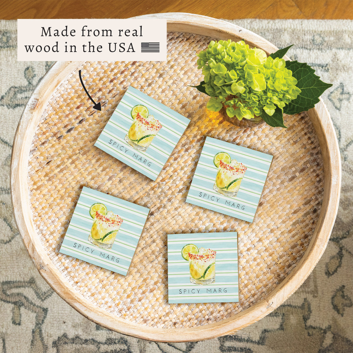 Spicy Marg Coaster Set