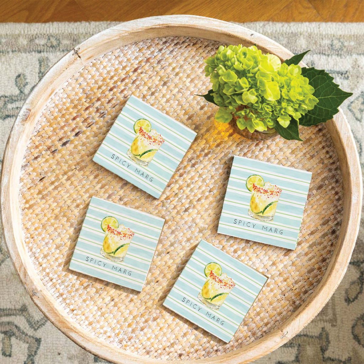 Spicy Marg Coaster Set