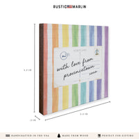 Provincetown Pride Postcard Coaster Set
