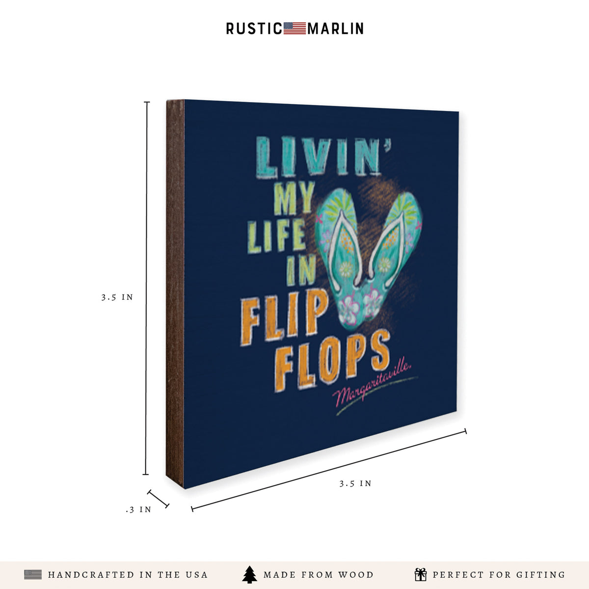 *Livin Life In Flip Flops Coaster Set