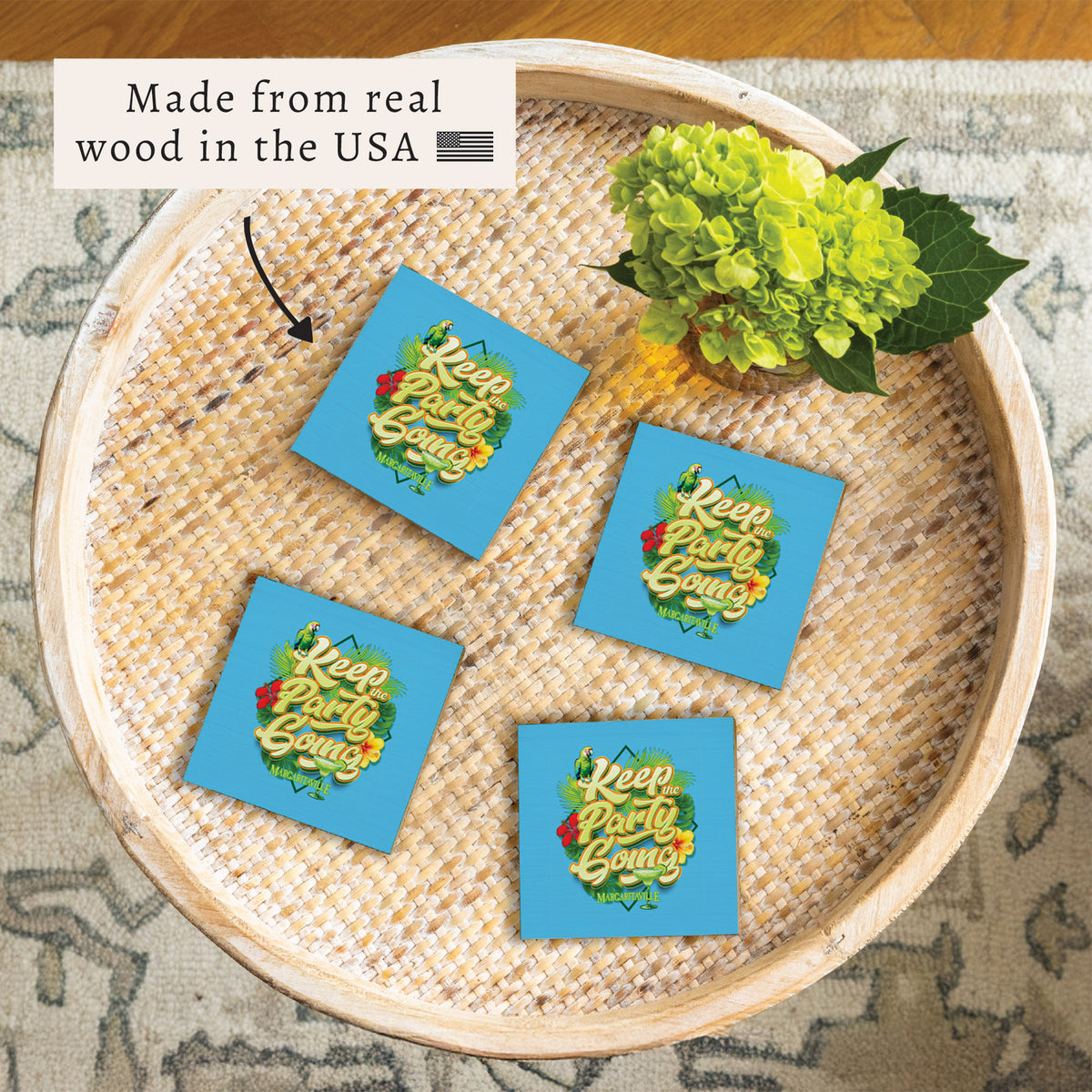 *Keep The Party Going Coaster Set