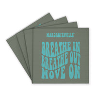 *Breathe In Breathe Out Sage Coaster Set