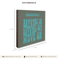 *Breathe In Breathe Out Sage Coaster Set