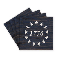 FOV 1776 Coaster Set - Blue