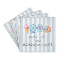 Beach Days And Boardwalk Nights Coaster Set