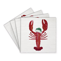 Santa Lobster Coaster Set