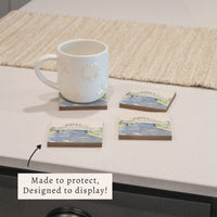 Watercolor Bridge Coaster Set