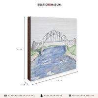 Watercolor Bridge Coaster Set