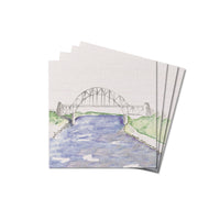 Watercolor Bridge Coaster Set