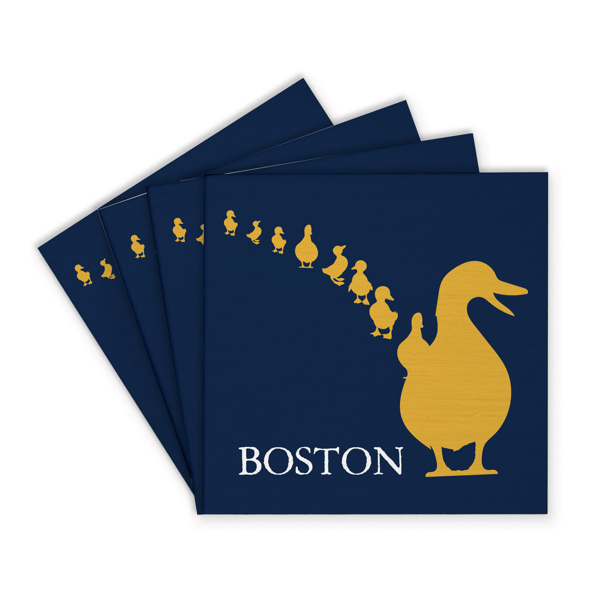Boston Ducklings Coaster Set
