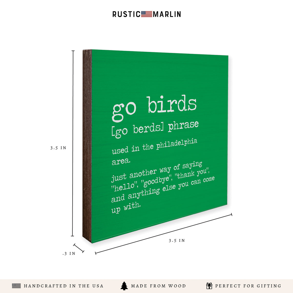Philly Go Birds Definition Coaster Set