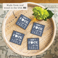 Don't F Up The Table Coaster Set