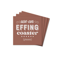 Use An Effing Coaster Set