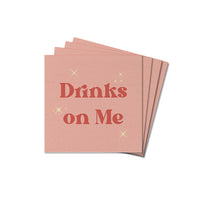 Drinks on Me Coaster Set