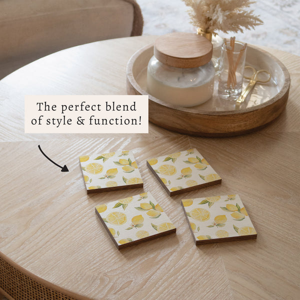 Lemons Coaster Set