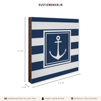 Anchor Stripes Coaster