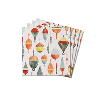 Watercolor Buoy Coaster Set