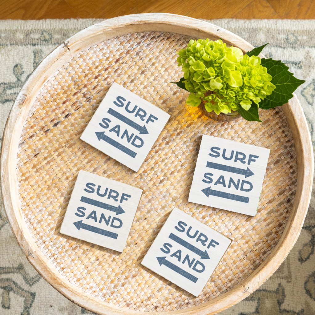 Surf and Sand Coaster Set