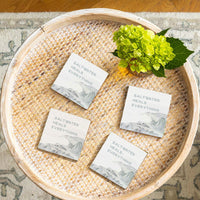 Saltwater Heals Everything Coaster Set