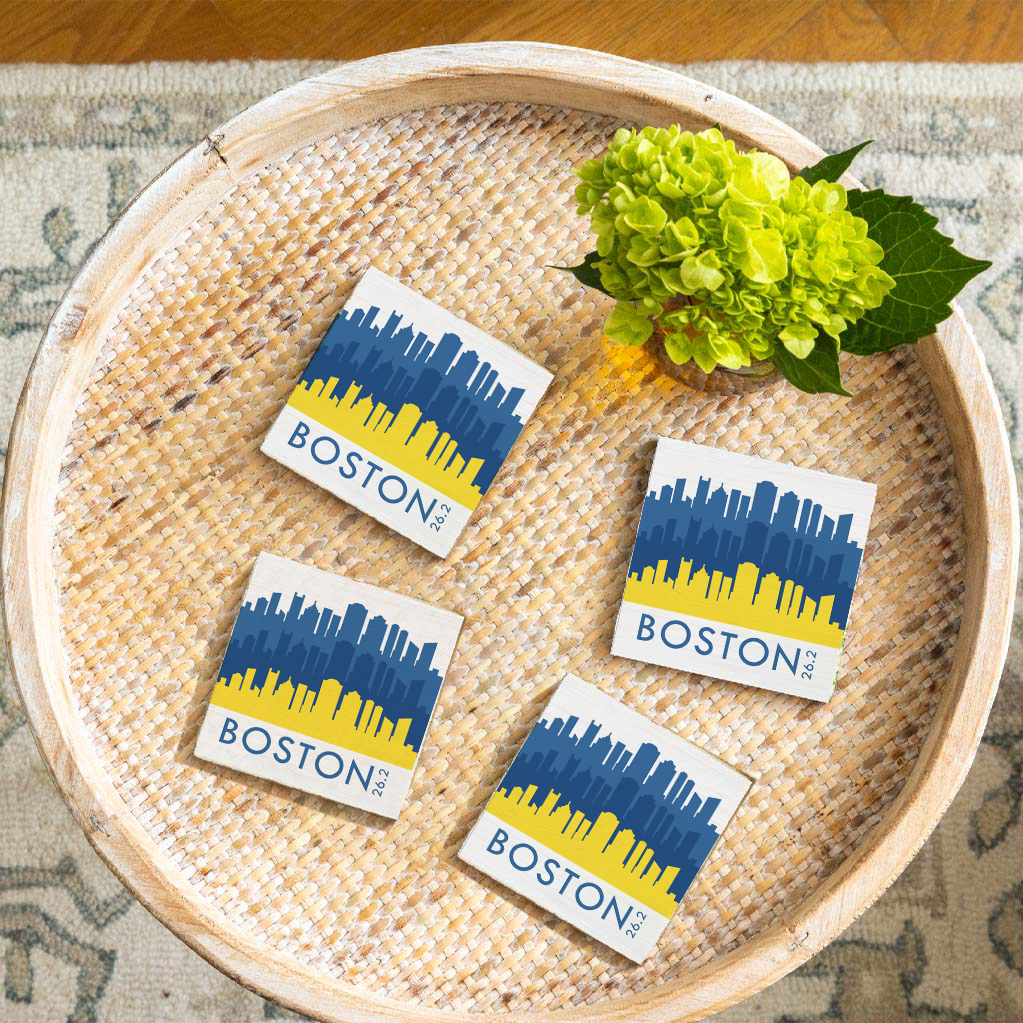 Boston 26.2 2024 Skyline Coaster Set