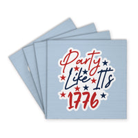 Party Like It's 1776 Coaster Set