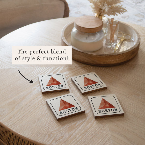 Boston Citgo Coaster Set