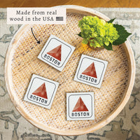 Boston Citgo Coaster Set