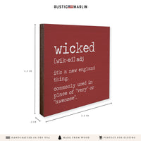 Wicked Definition Coaster Set