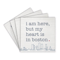 My Heart Is In Boston Coaster Set