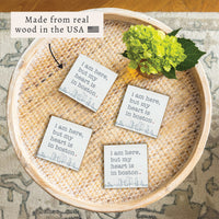 My Heart Is In Boston Coaster Set