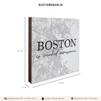 Boston Is Wicked Awesome Coaster Set