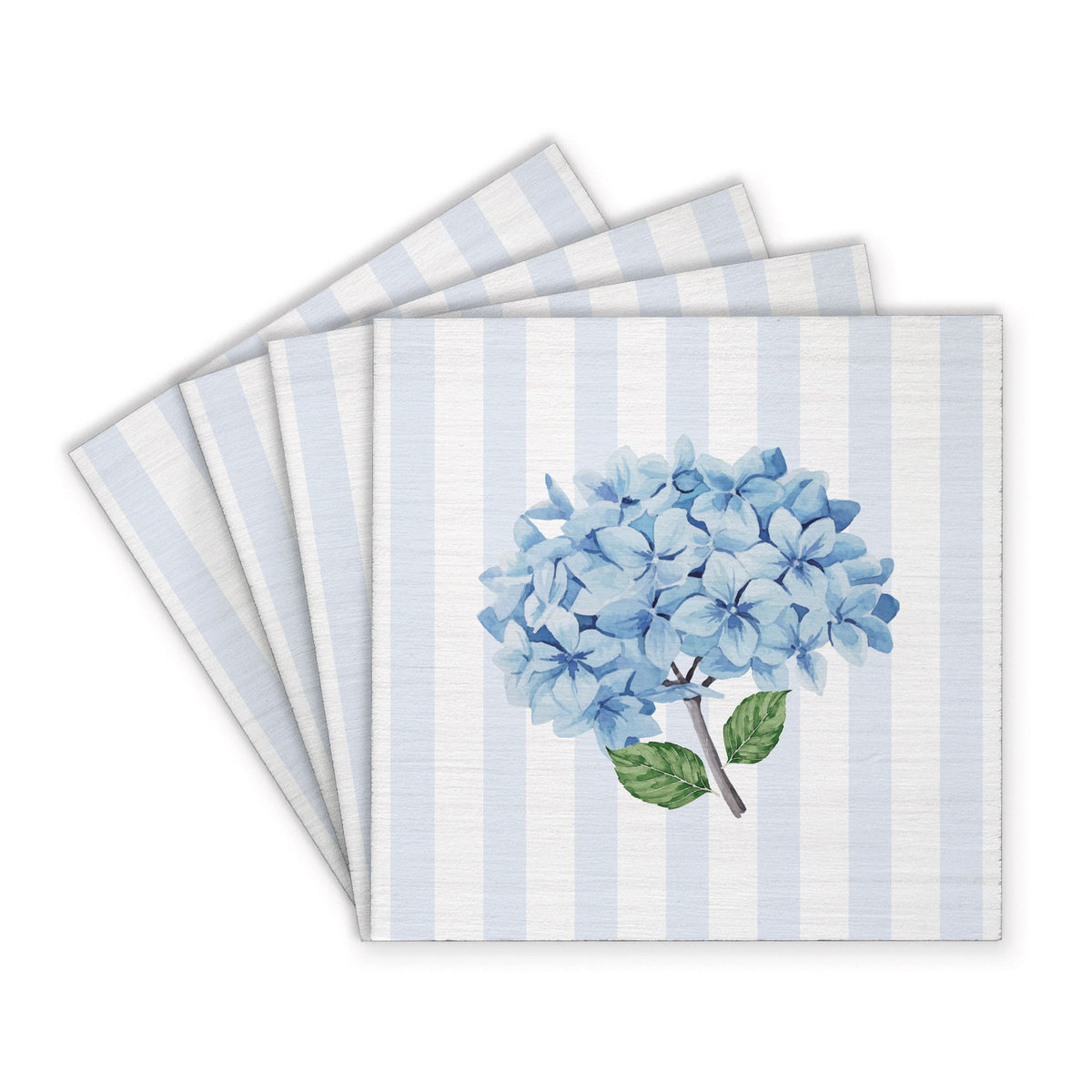 Blooming Hydrangea Coaster Set | Floral Coasters