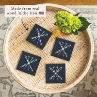 Skis Coaster Set
