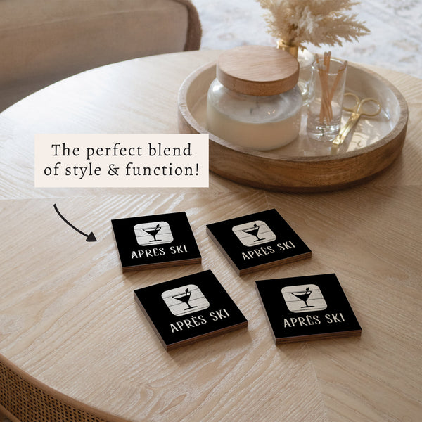 Apres Ski Coaster Set