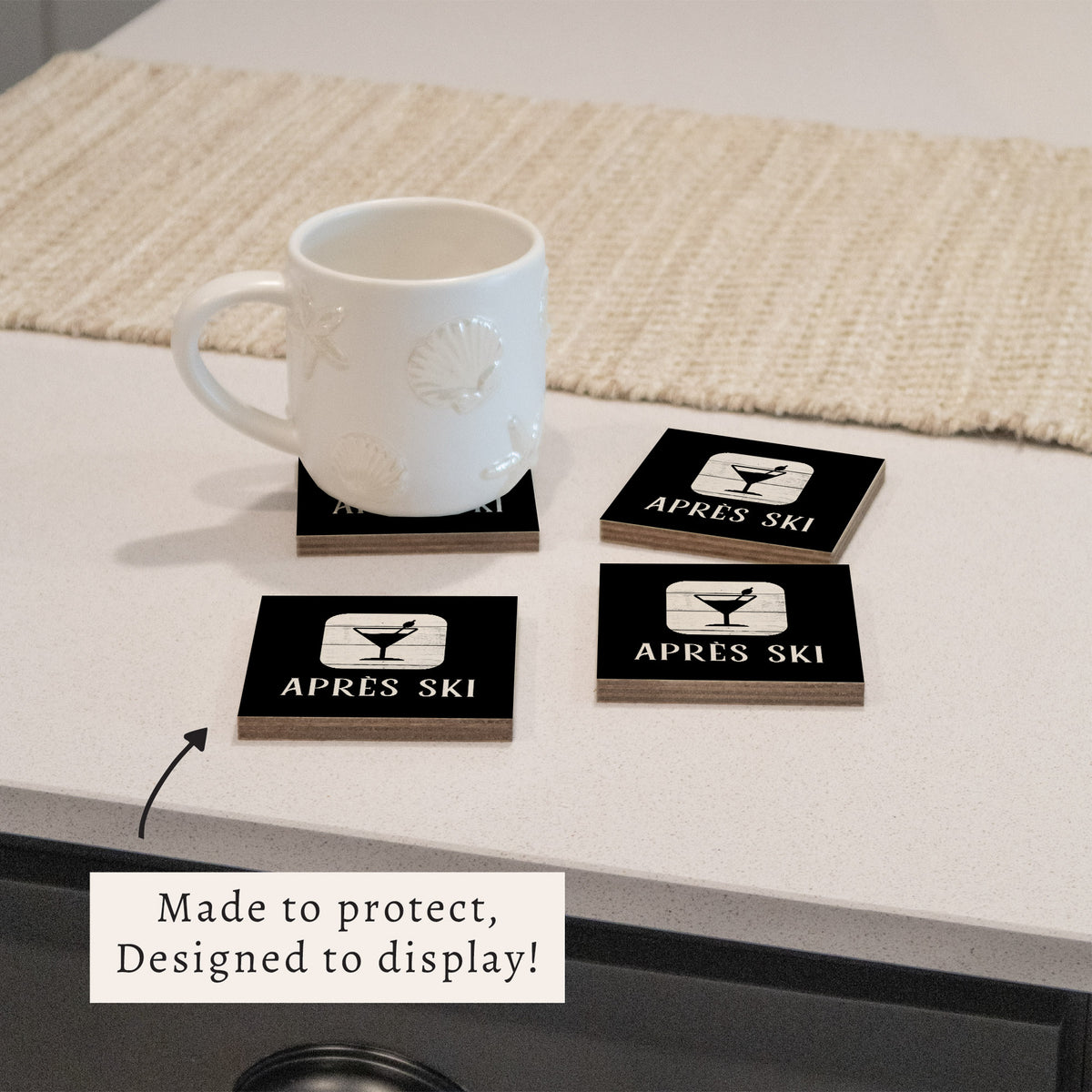 Apres Ski Coaster Set