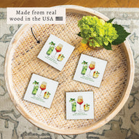 Have Yourself A Merry Little Cocktail Coaster Set