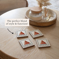 Boston Christmas Citgo Coaster Set